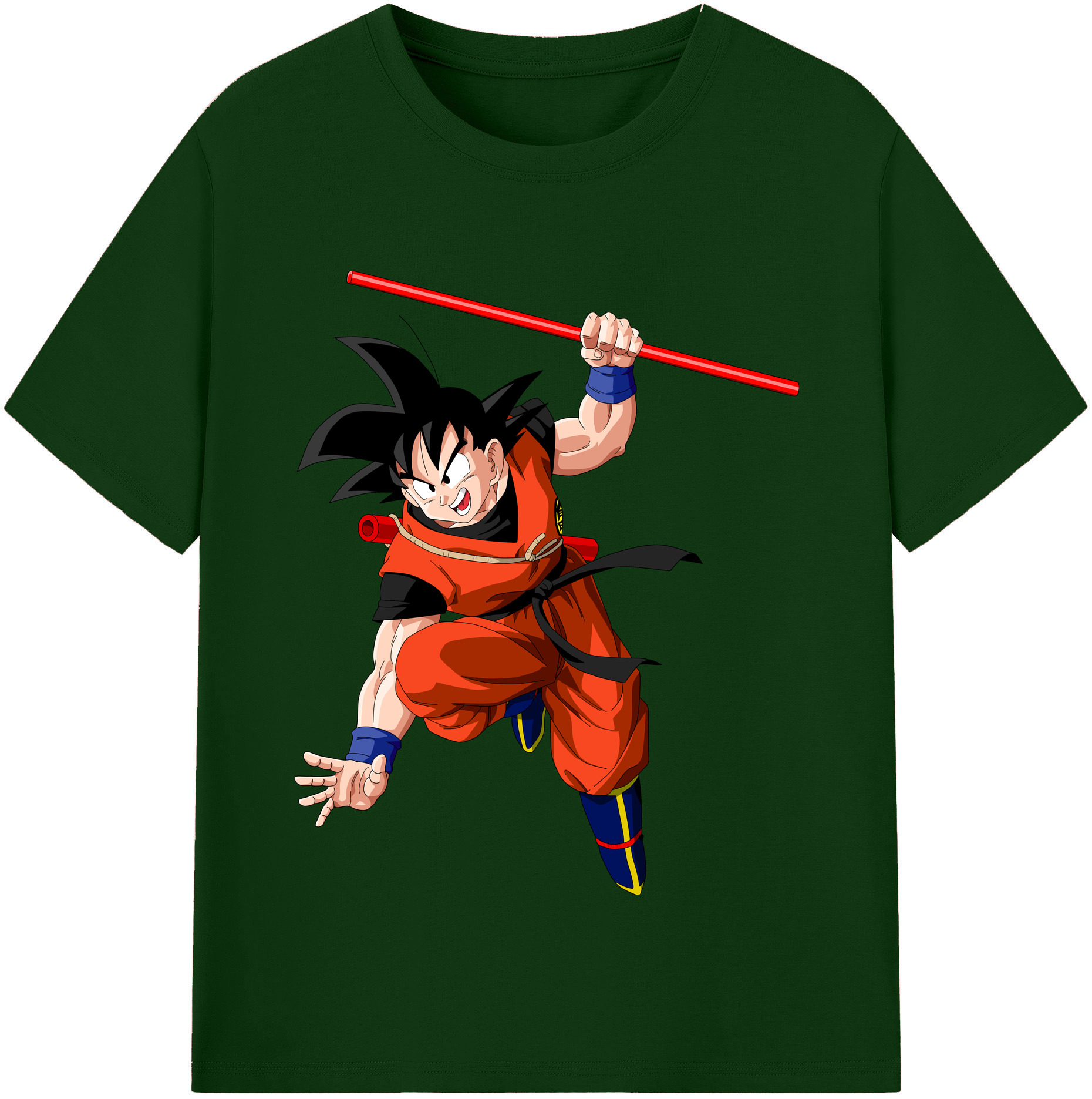 （画像用） ドラゴンボール 孫悟空（そん ごくう）Son Goku カカロット DRAGON BALL Kakarotto 綿100％半袖Tシャツ（フロントプリント）